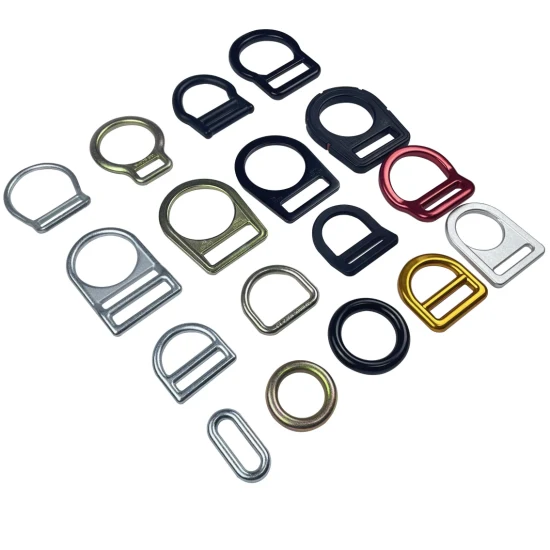 Custom 50mm Aluminum Safety D-Ring Buckle Forged Aluminum Fall Protection/Safety Lanyard Safety Harness Accessories