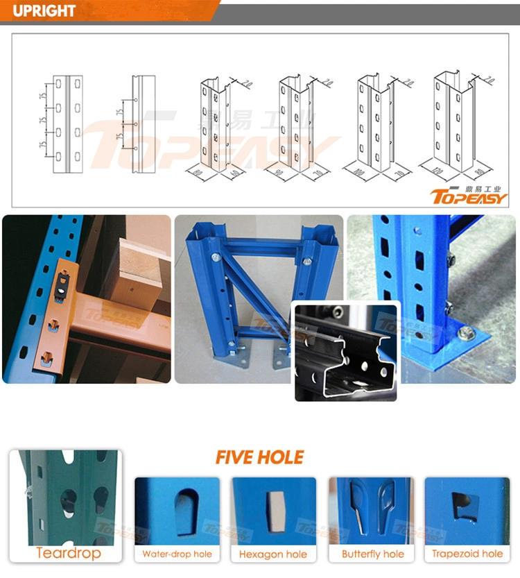 Industrial Storage Solution Heavy-Duty Double Deep Pallet Racking