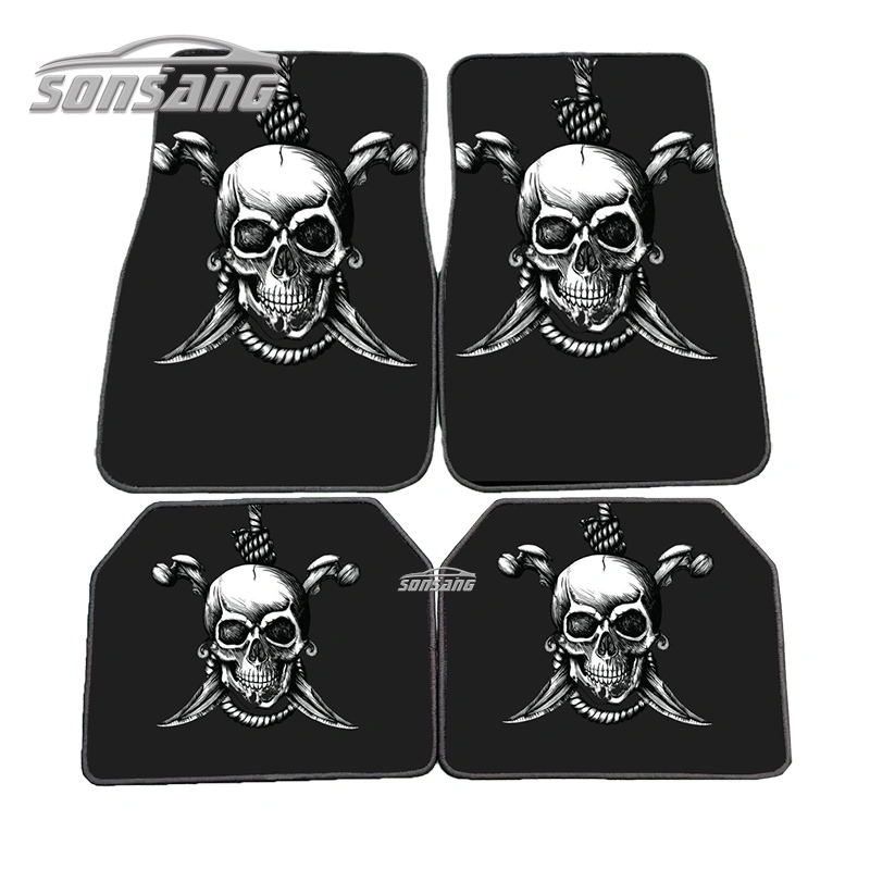 Sonsang Factory Eco-Friendly Manufacturer Anti Slip Safety Universal Carpet Floor Mat Customized Printed Car Mats Dropshipping Auto Accessories