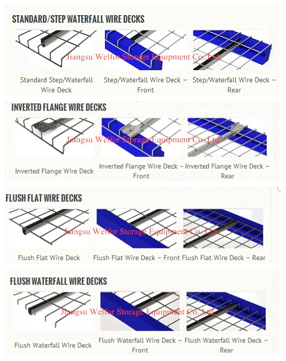 Warehouse Storage Wire Mesh Decking Heavy Duty Rack Panel Steel Grating