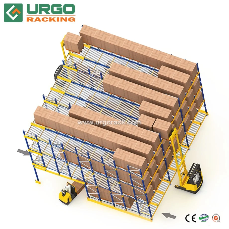 New Design Gravity Roller Pallet Flow Rack for Warehouse Use