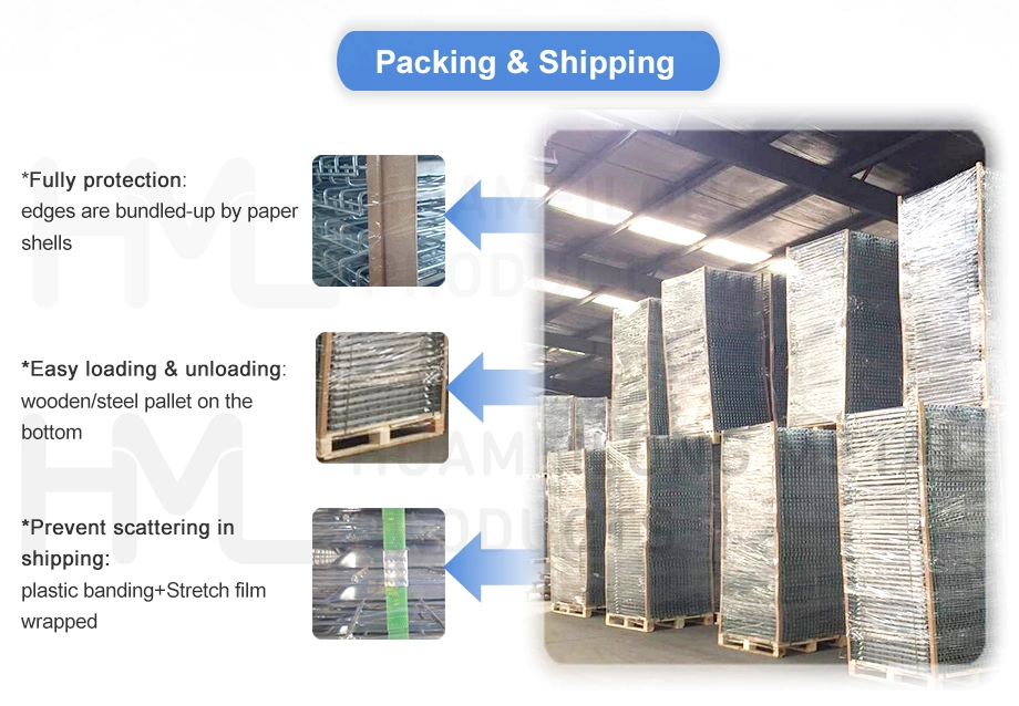 Professional Durable Cargo Storage Wire Mesh Decking Panel for Rack