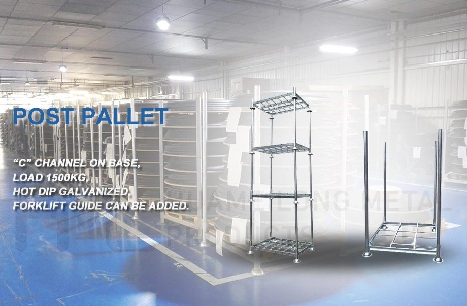 High Quality Mobile Stacking Cold Storage Steel Pipe Pallet Rack Manurack