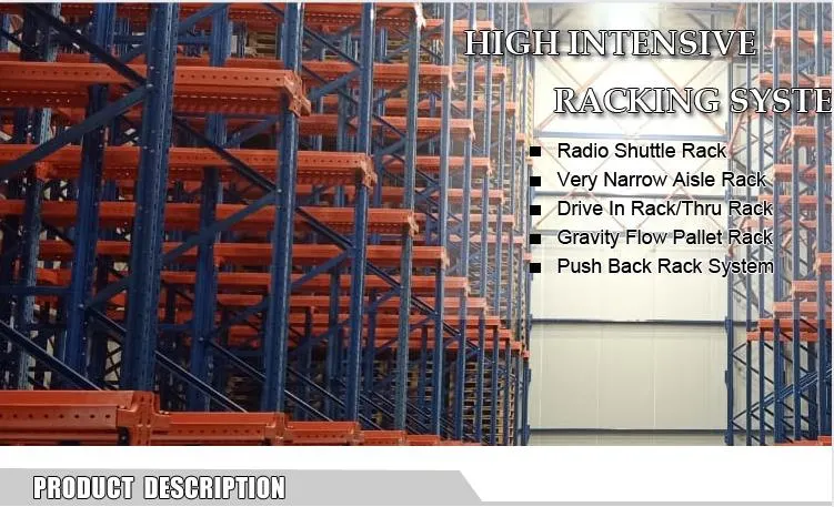 Industrial Factory Gravity Roller Pallet Flow Rack Warehouse Metal Racks