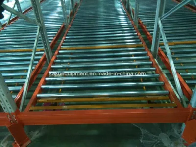 Steel Roller Warehouse Gravity Slide Storage Racking for Pallet Flow